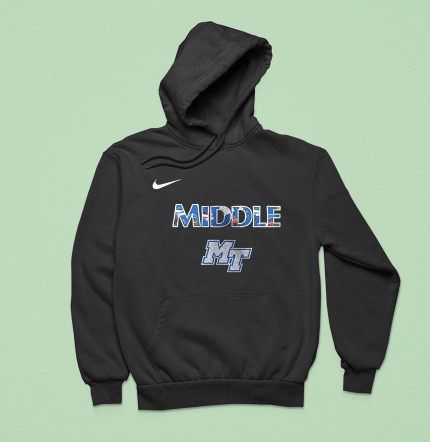 Middle Tennessee Blue Raiders Teacher Teach Love Inspire Appreciation Hoodie Middle Tennessee Blue Raiders Teacher Teach Love Inspire Appreciation Hoodie