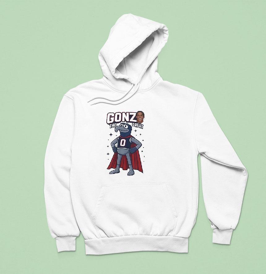 New England Patriots Christian Gonzalez Gonzo The Great Masco Hoodie New England Patriots Christian Gonzalez Gonzo The Great Masco Hoodie