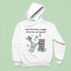 Pigeon Reading Book Lover Librarian Hoodie