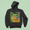 Raccoon Eating Pizza Funny Hoodie