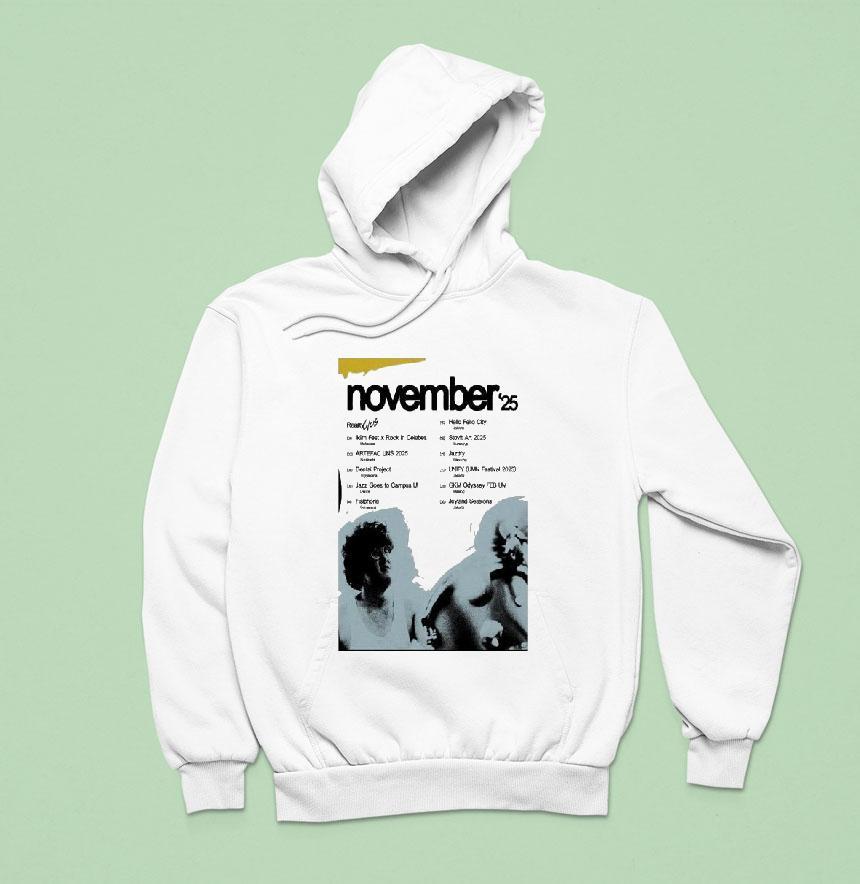 Reality Club November Tour Hoodie Reality Club November Tour Hoodie