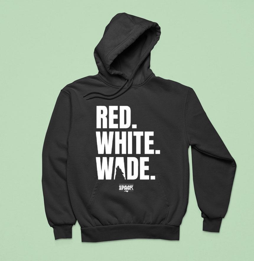 Red White Wade Pack Hoodie Red White Wade Pack Hoodie