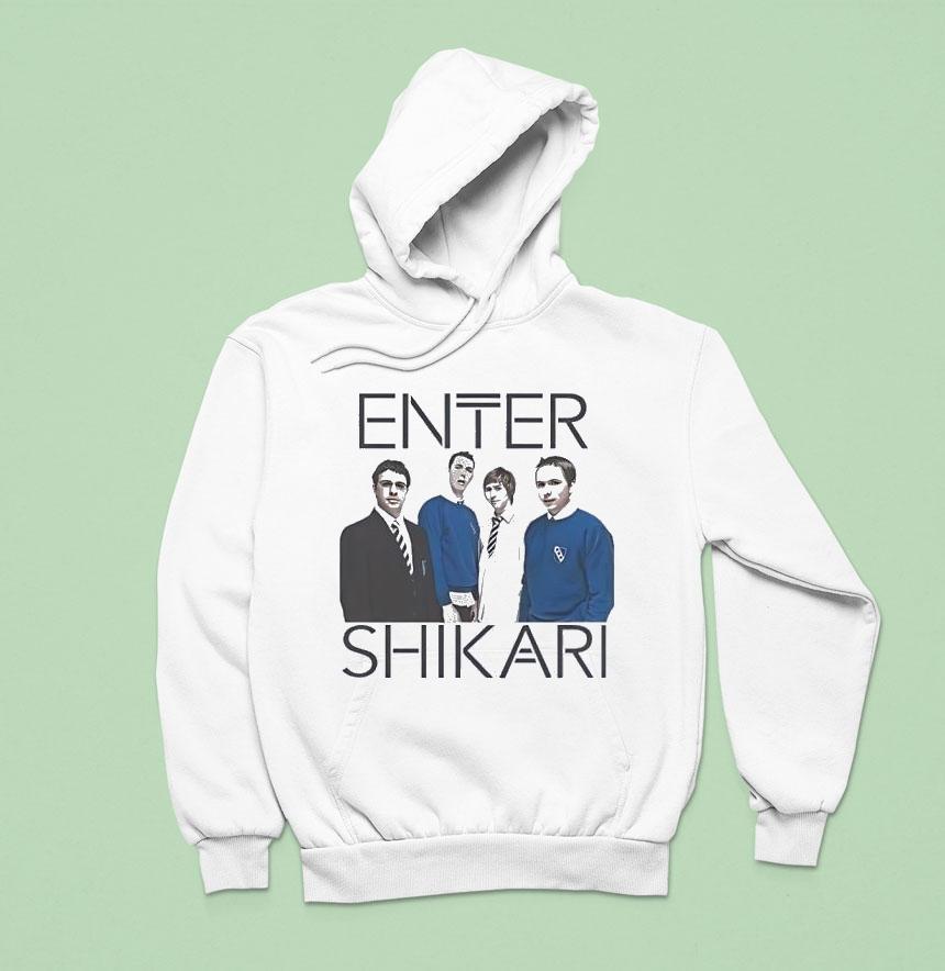 Rou Reynolds Chris Batten Rob Rolfe And Rory Clewlow Enter Shikari Friends Hoodie Rou Reynolds Chris Batten Rob Rolfe And Rory Clewlow Enter Shikari Friends Hoodie