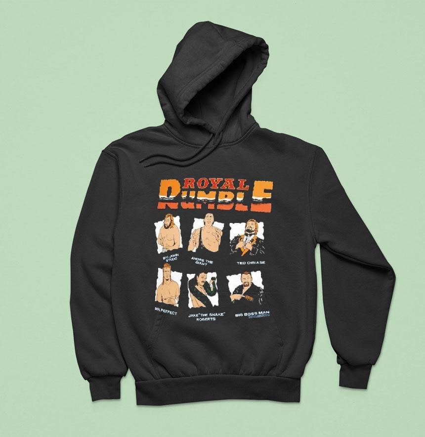 Royal Rumble Golden Era Tri Blend Hoodie Royal Rumble Golden Era Tri Blend Hoodie