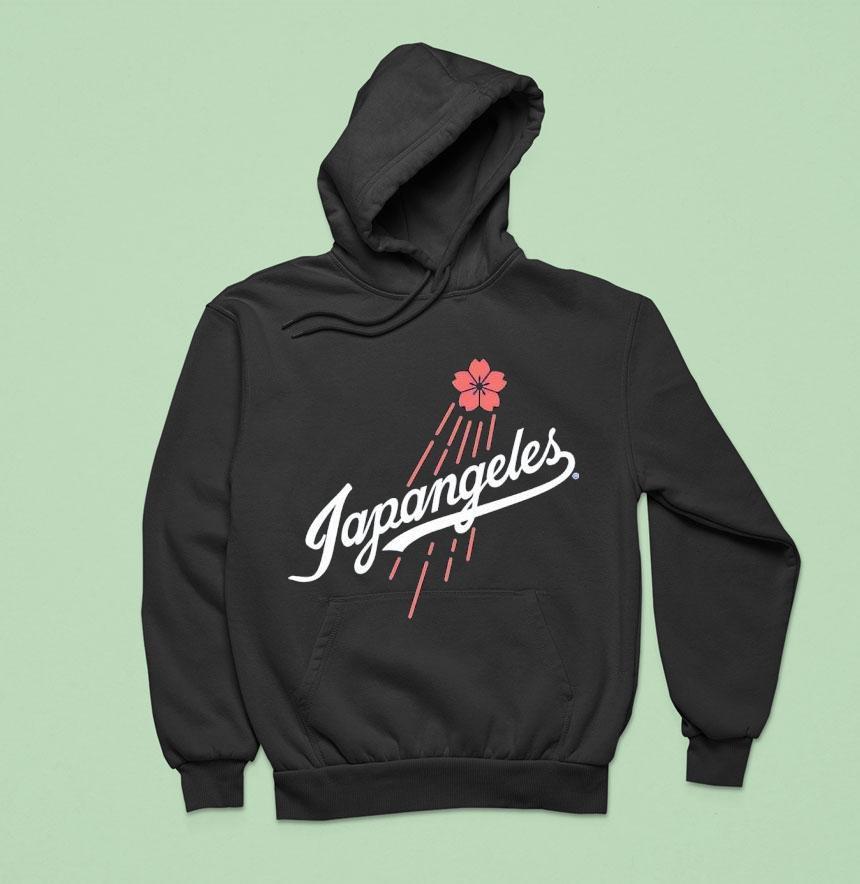 Sakura Japangeles Los Angeles Dodgers Logo Hoodie Sakura Japangeles Los Angeles Dodgers Logo Hoodie
