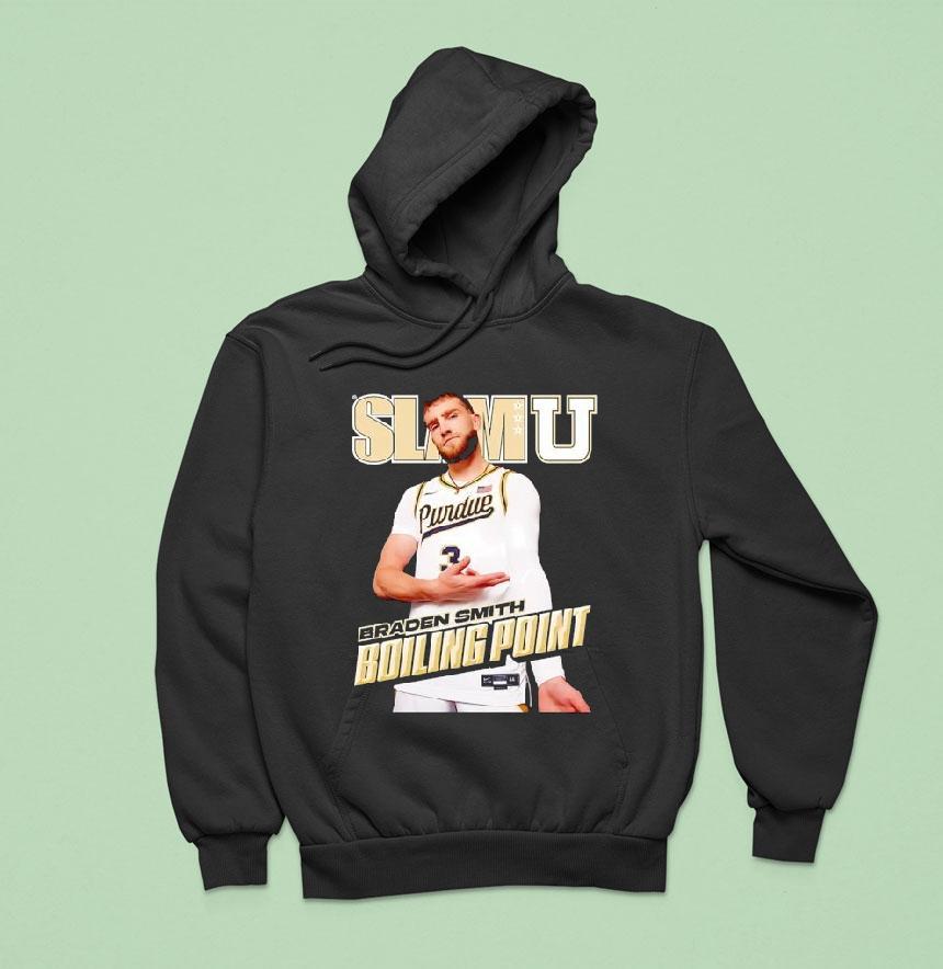 Slamu Braden Smith Boiling Point Purdue Boilermakers Basketball Hoodie Slamu Braden Smith Boiling Point Purdue Boilermakers Basketball Hoodie