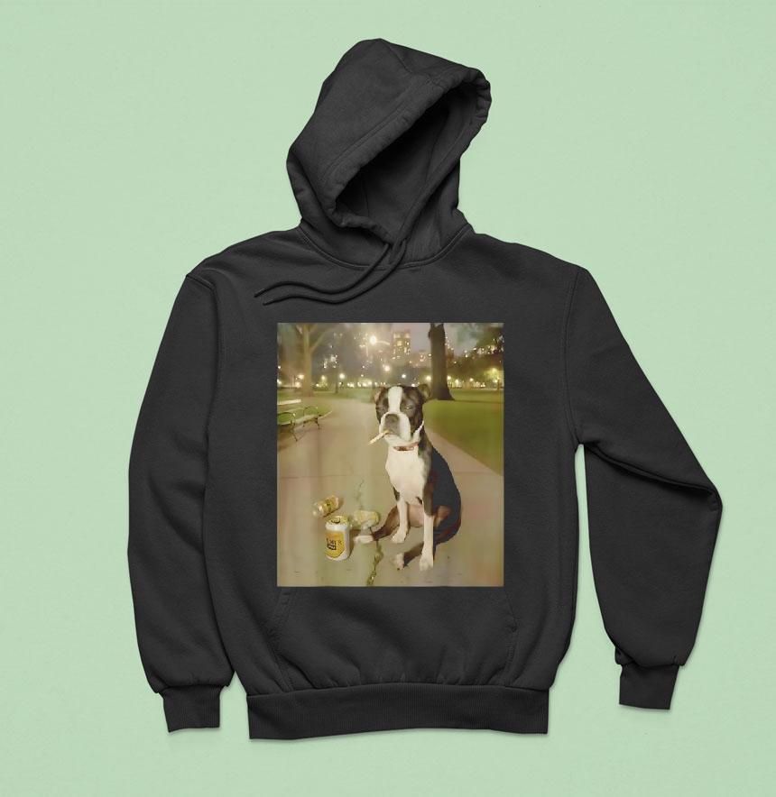 Smoking Dog Meme Cigarette Gen Z Meme Dog Lover Hoodie Smoking Dog Meme Cigarette Gen Z Meme Dog Lover Hoodie