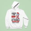 Smurf Sorry I Am Cranky Im Going Through My Terrible Seventies Right Now Christmas Hoodie
