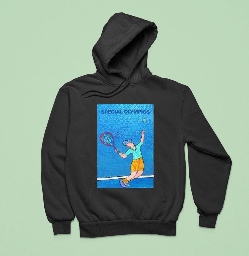 Special Olympics Tennis Player Hoodie Special Olympics Tennis Player Hoodie