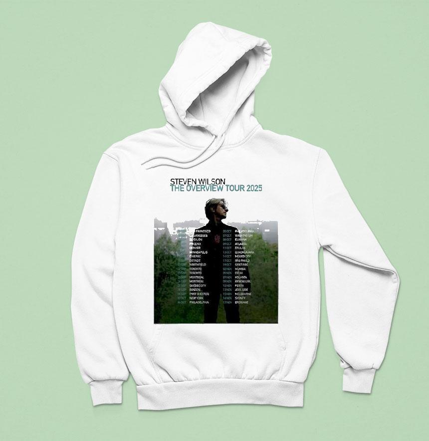 Steven Wilson The Overview Tour Dates In San Francisco Us On September Th Hoodie Steven Wilson The Overview Tour Dates In San Francisco Us On September Th Hoodie