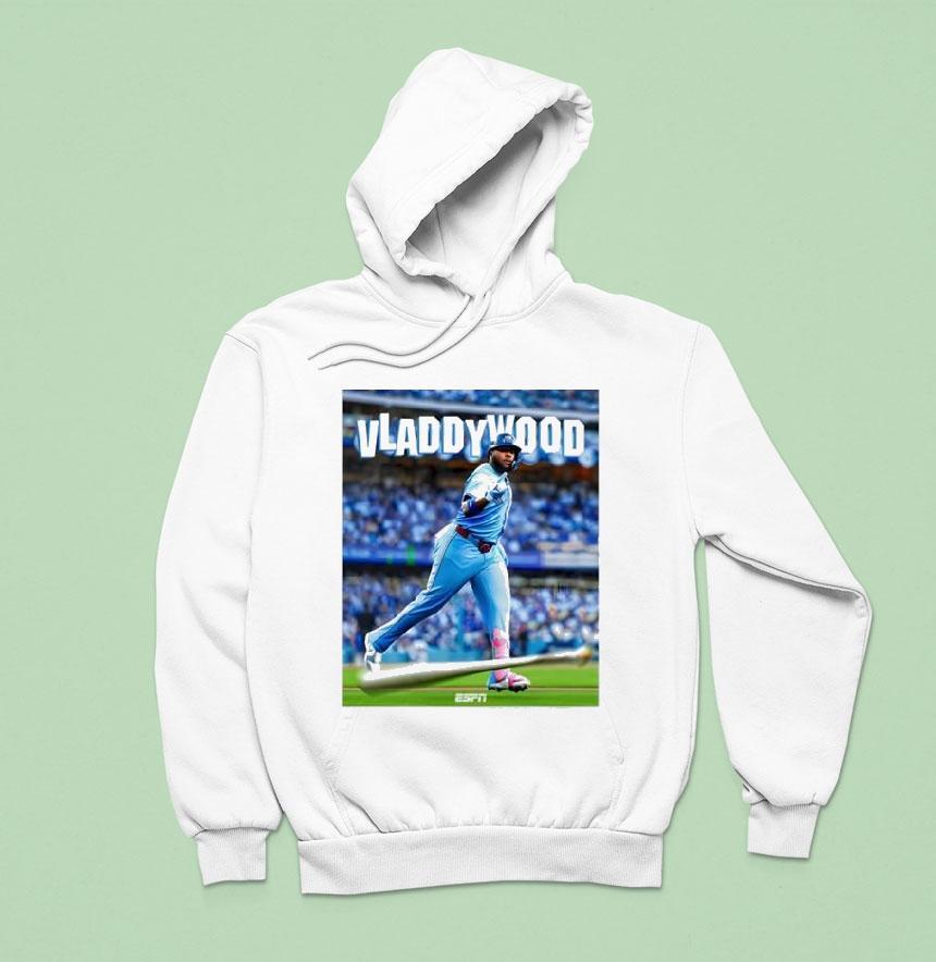 Vladdywood Vladimir Guerrero Jr Blue Jays Graphic Hoodie Vladdywood Vladimir Guerrero Jr Blue Jays Graphic Hoodie