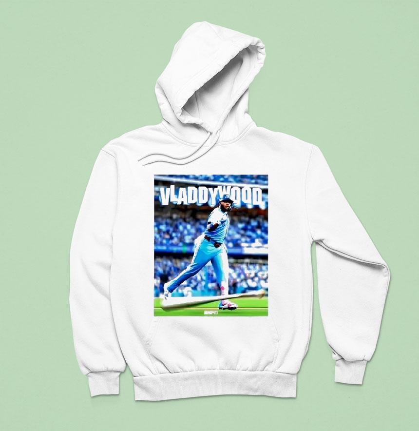 Vladdywood Vladimir Guerrero Jr Toronto Blue Jays Graphic Hoodie Vladdywood Vladimir Guerrero Jr Toronto Blue Jays Graphic Hoodie