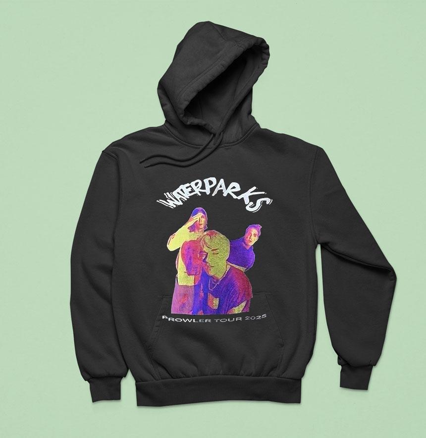 Waterparks Prowler Tour Dates Graphic Vintage Hoodie Waterparks Prowler Tour Dates Graphic Vintage Hoodie
