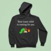 Your Inner Child Is Rooting For You Caterpillar Cigarette Hoodie