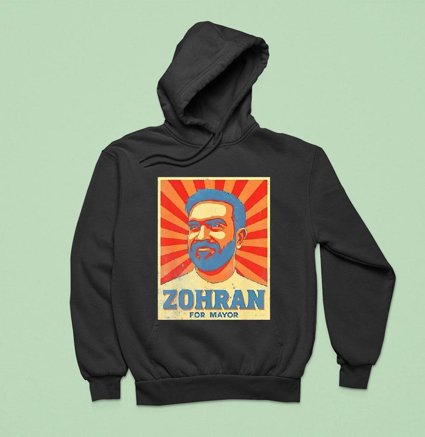 Zohran For Mayor Nyc Vintage Graphic Hoodie Zohran For Mayor Nyc Vintage Graphic Hoodie