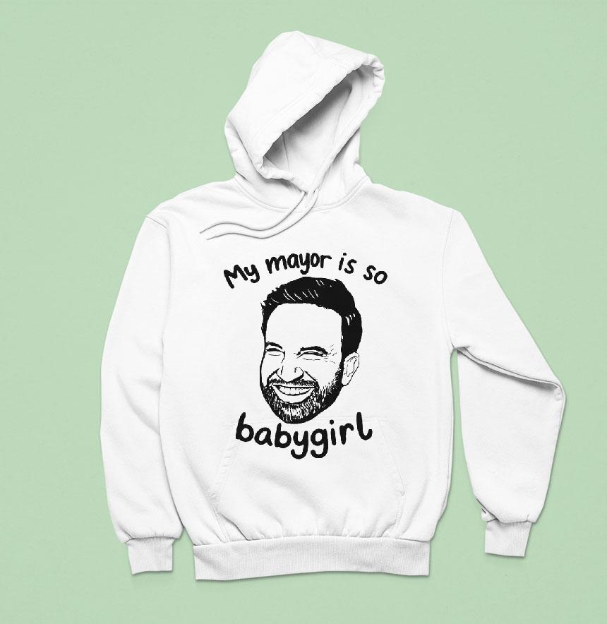 Zohran Mamdani My Mayor Is So Babygirl Hoodie Zohran Mamdani My Mayor Is So Babygirl Hoodie