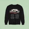 Alkaline Trio Blood Hair And Eyeballs Tour Performance Schedule Sweatshirt