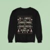 All I Need For Christmas Is Suvo Meso And Rakija Ugly Christmas Sweatshirt