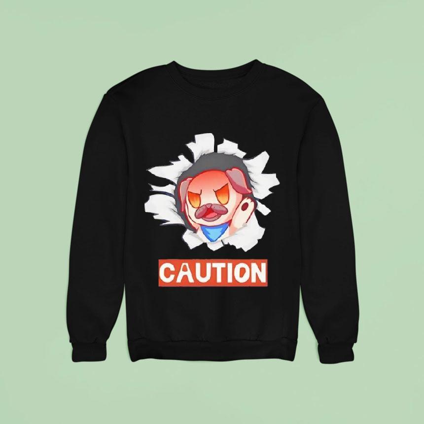 Andy Rage Caution Sweatshirt Andy Rage Caution Sweatshirt