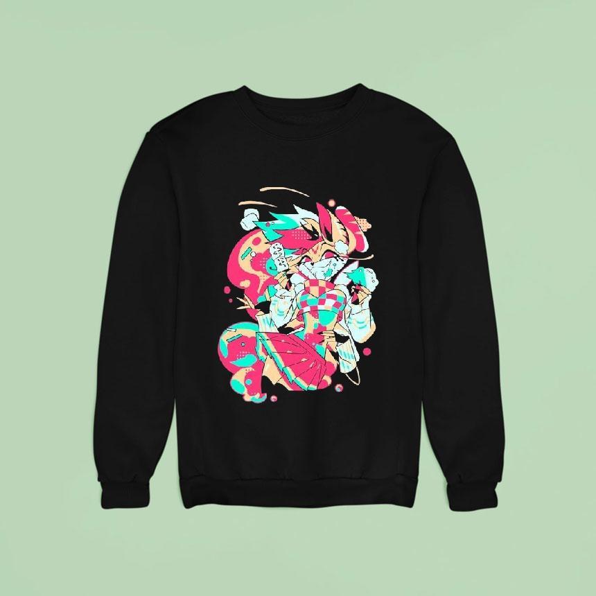 Beelzebub Cozy Winter Hazbin Hotel Sweatshirt Beelzebub Cozy Winter Hazbin Hotel Sweatshirt