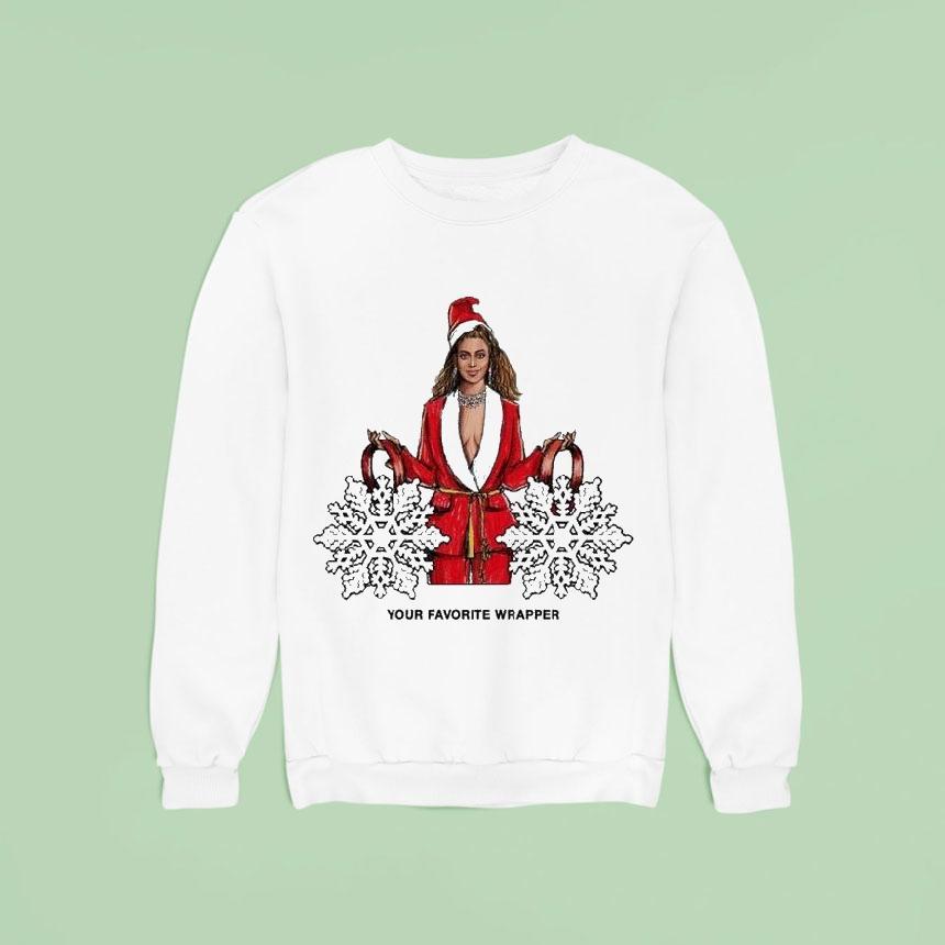 Beyondce Your Favorite Wrapper Christmas Sweatshirt Beyondce Your Favorite Wrapper Christmas Sweatshirt