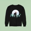 Bigfoot Christmas Tree Xmas Moon Sweatshirt
