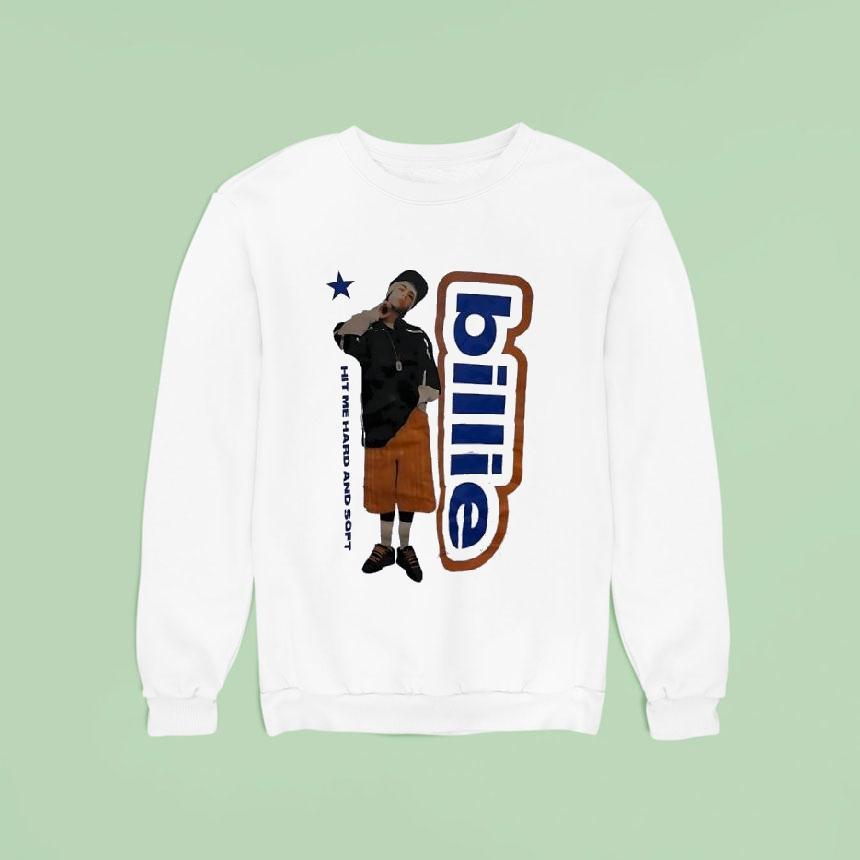 Billie Eilish Hit Me Hard And Soft Portrai Sweatshirt Billie Eilish Hit Me Hard And Soft Portrai Sweatshirt
