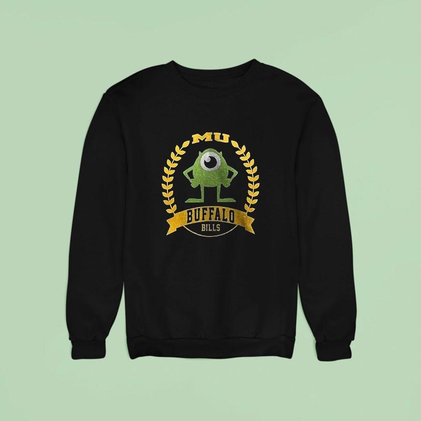 Buffalo Bills X Monsters University Logo Sweatshirt Buffalo Bills X Monsters University Logo Sweatshirt