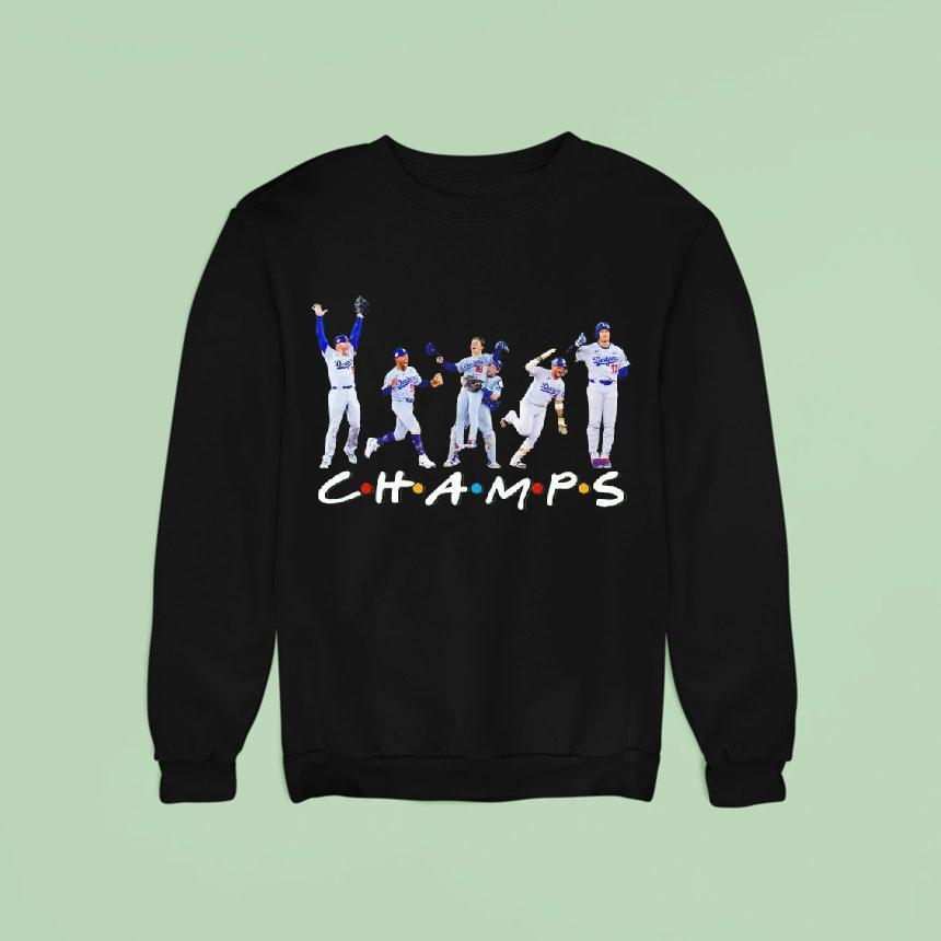 Champs Los Angeles Dodgers Baseball Team Sweatshirt Champs Los Angeles Dodgers Baseball Team Sweatshirt