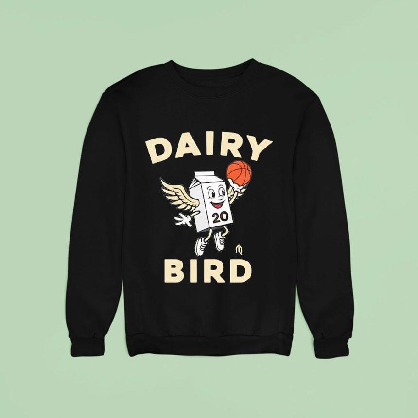 Dairy Bird A J Green Milk Carton Masco Sweatshirt Dairy Bird A J Green Milk Carton Masco Sweatshirt