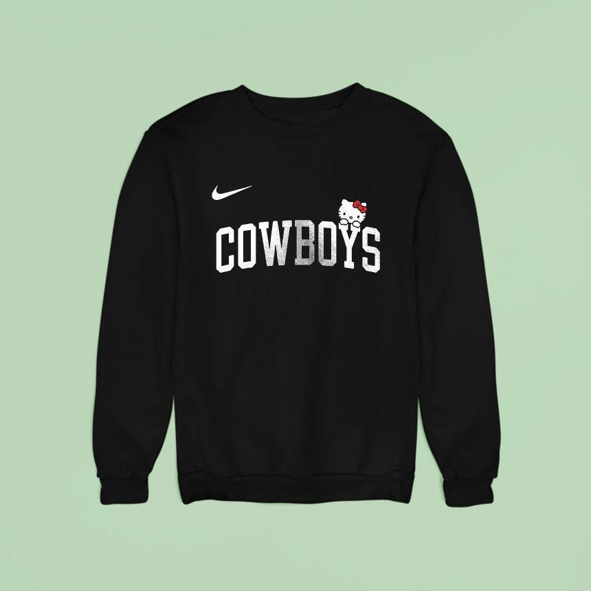 Dallas Cowboys X Hello Kitty Football Sweatshirt Dallas Cowboys X Hello Kitty Football Sweatshirt