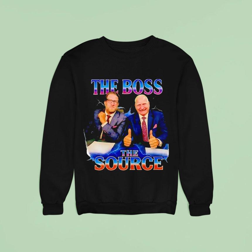 Dave Portnoy The Boss The Source Lightning Sweatshirt Dave Portnoy The Boss The Source Lightning Sweatshirt