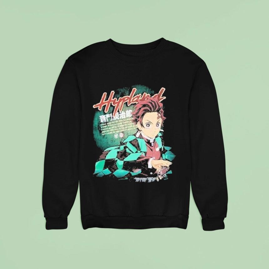 Demon Slayer Tanjiro Jumbo Hypland Sweatshirt Demon Slayer Tanjiro Jumbo Hypland Sweatshirt