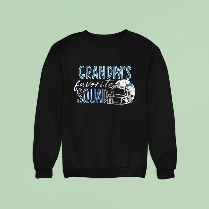 Detroit Lions Grandpa S Favorite Squad Some Granpas Play Bingo Sweatshirt Detroit Lions Grandpa S Favorite Squad Some Granpas Play Bingo Sweatshirt