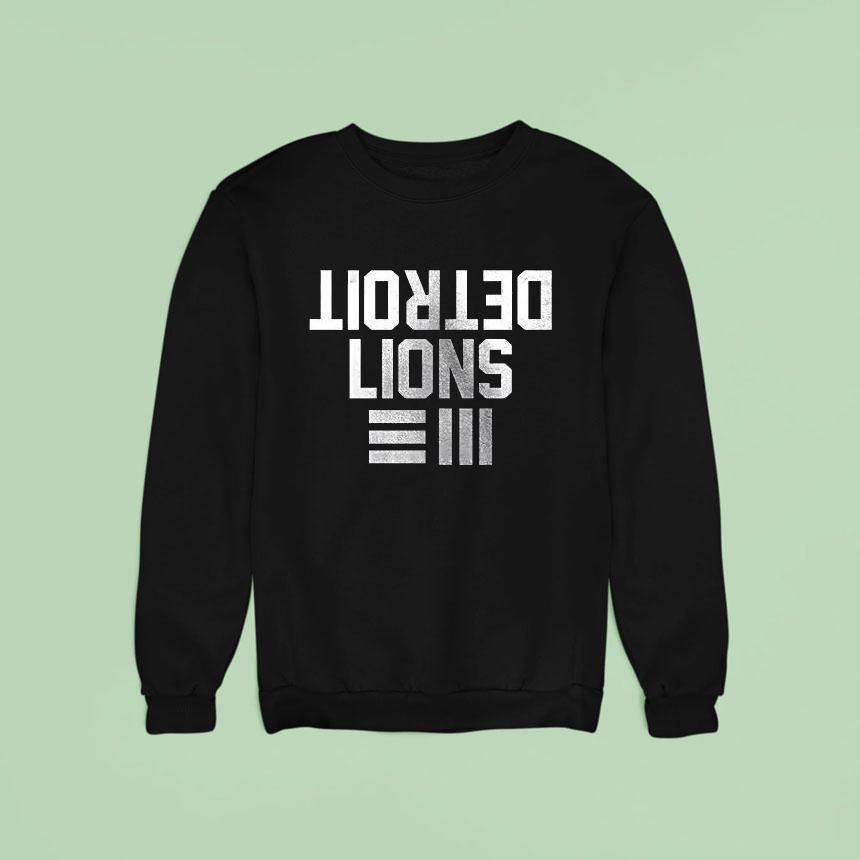 Detroit Lions X Eminem Down With Detroit Logo Sweatshirt Detroit Lions X Eminem Down With Detroit Logo Sweatshirt