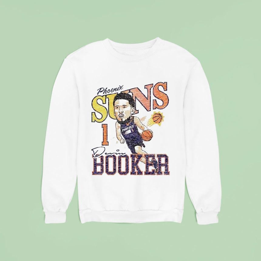 Devin Booker Phoenix Suns Caricature Fashion Player Sweatshirt Devin Booker Phoenix Suns Caricature Fashion Player Sweatshirt