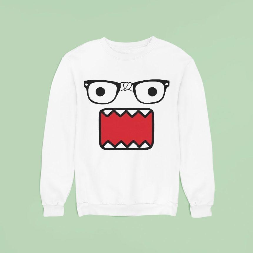Domokun Nerd Glasses Sweatshirt Domokun Nerd Glasses Sweatshirt