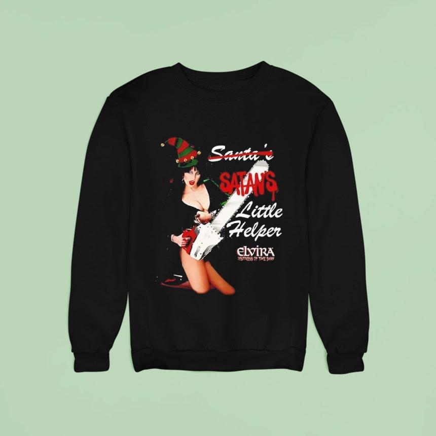 Elvira Satan S Little Helper Sweatshirt Elvira Satan S Little Helper Sweatshirt