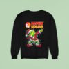 Family Dollar X Grinch Lights Dabbing Christmas Sweatshirt
