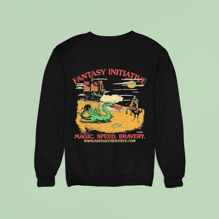 Fantasy Initiative Magic Speed Bravery Dragon Sweatshirt Fantasy Initiative Magic Speed Bravery Dragon Sweatshirt
