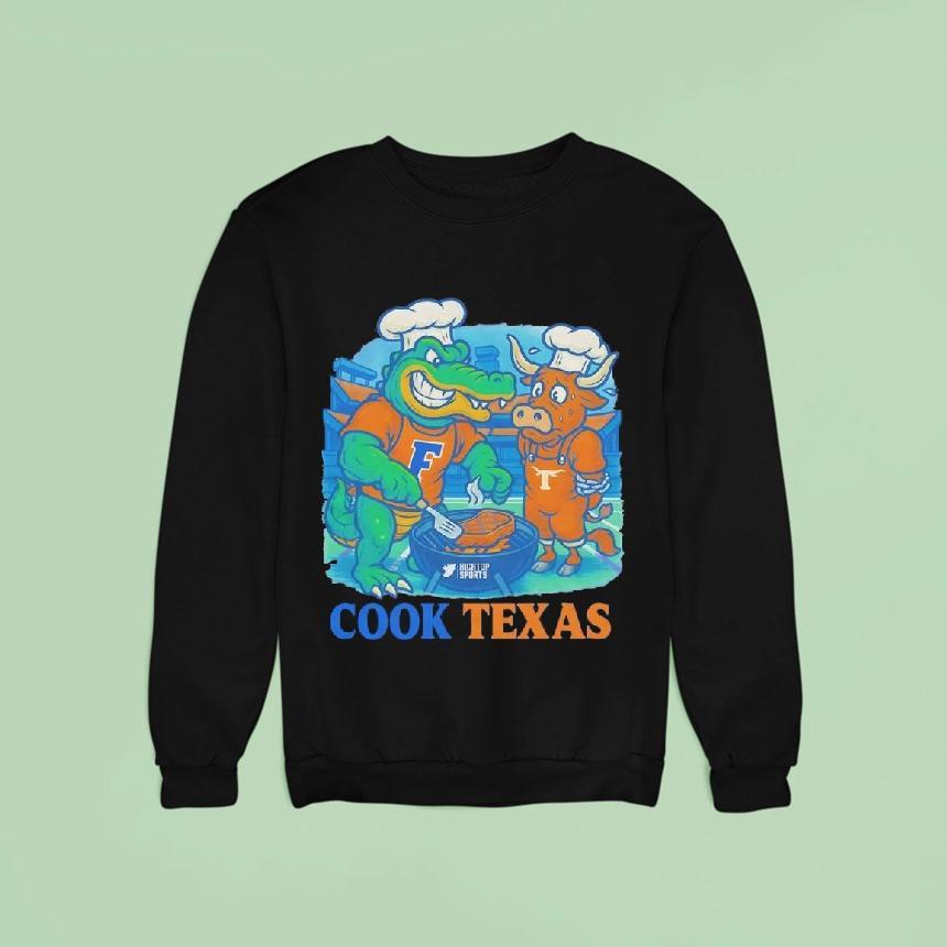 Florida Gators Cook Texas Longhorns Football Sweatshirt Florida Gators Cook Texas Longhorns Football Sweatshirt
