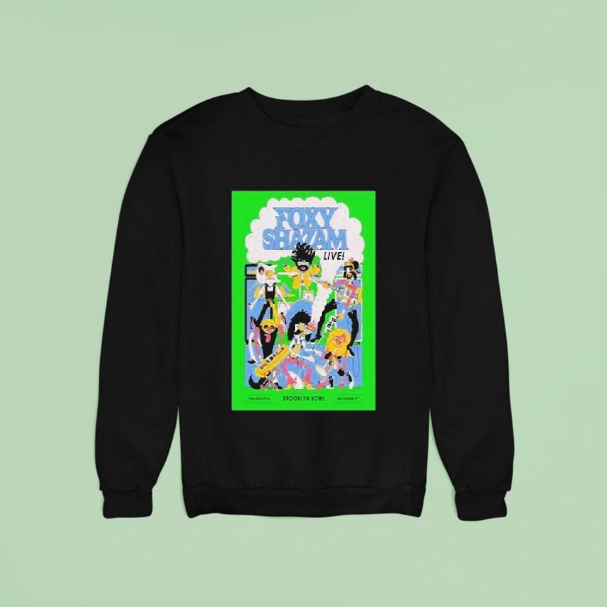 Foxy Shazam Brooklyn Bowl Dec Tour Sweatshirt Foxy Shazam Brooklyn Bowl Dec Tour Sweatshirt