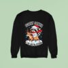 Funny Raccoon Christmas Holiday Santa I Ve Been Feral Sweatshirt