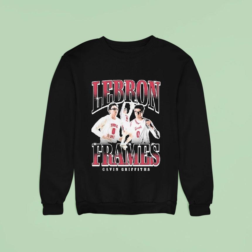Gavin Griffiths Lebron Frames Temple Owls Sweatshirt Gavin Griffiths Lebron Frames Temple Owls Sweatshirt