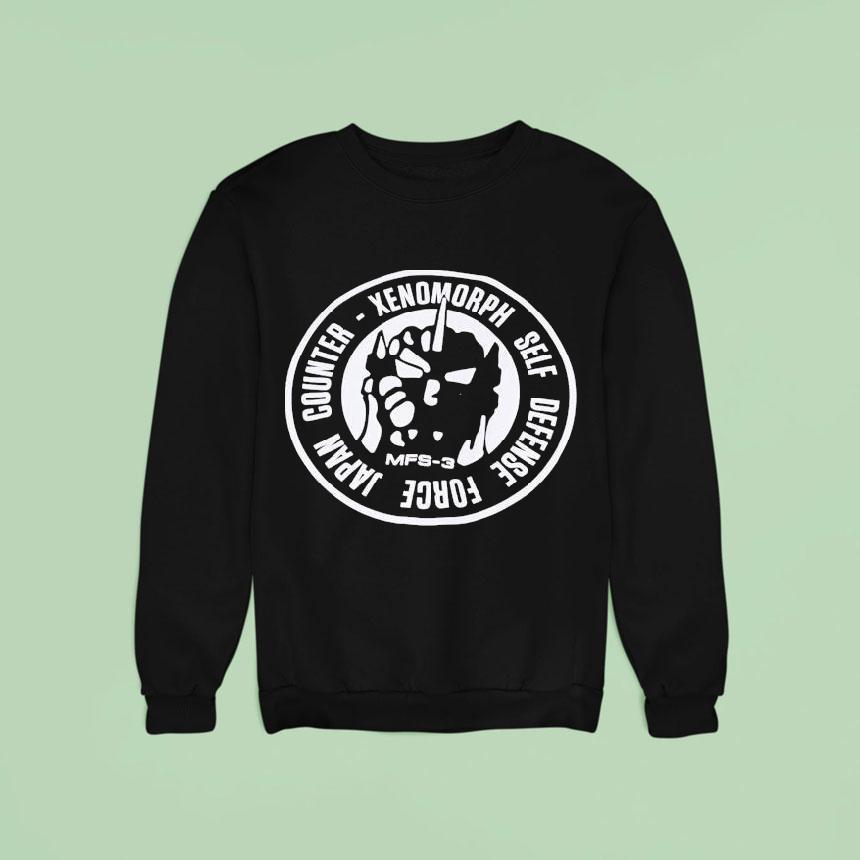 Godzilla Jxsdf Counter Xenomorph Self Defense Force Japan Sweatshirt Godzilla Jxsdf Counter Xenomorph Self Defense Force Japan Sweatshirt
