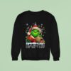 Grinch And New Orleans Saints Christmas Theme Helme Sweatshirt