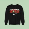 Grinch Christmas Snow Nike Logo Sweatshirt