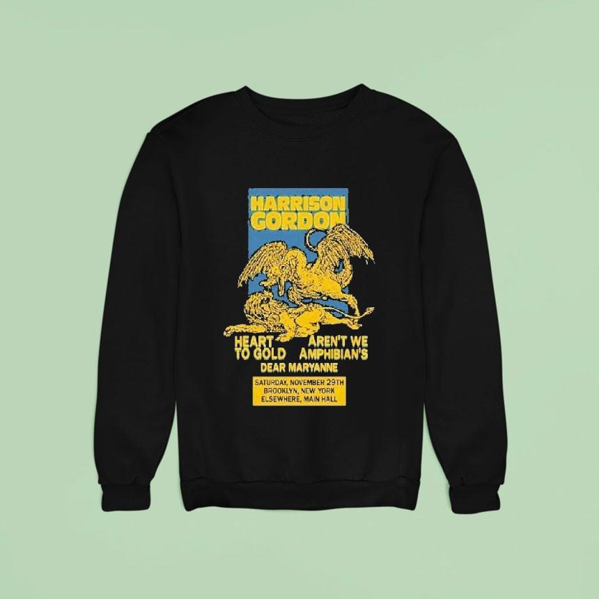 Harrison Gordon Brooklyn Ny November Tour Sweatshirt Harrison Gordon Brooklyn Ny November Tour Sweatshirt