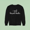 Heather Dubrow Wearing I Read Banned Books Sweatshirt
