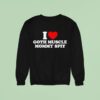 I Heart Goth Muscle Mommy Spi Sweatshirt